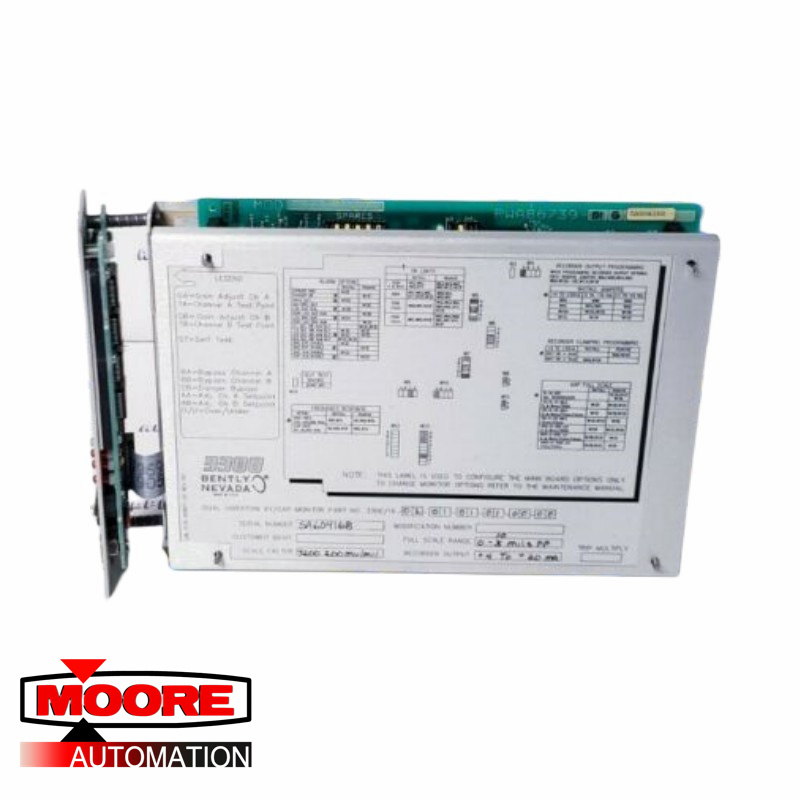 BENTLY NEVADA | 3300/16| Dual Vibration Monitor-module