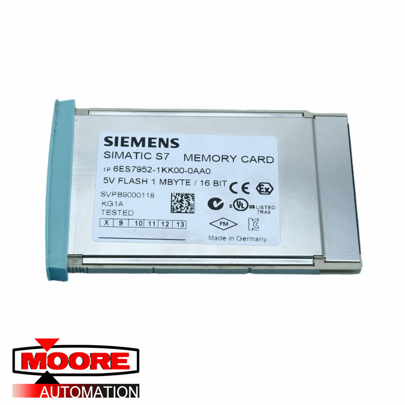 SIEMENS 6ES7952-1KK00-0AA0 MC 952 Flash-kaart - 1 MB