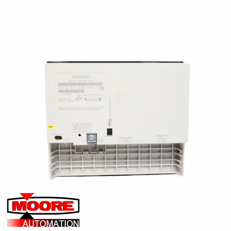 SIEMENS 6AV3617-1JC20-0AX1 OP17 Bedieningspaneel - DP-interface