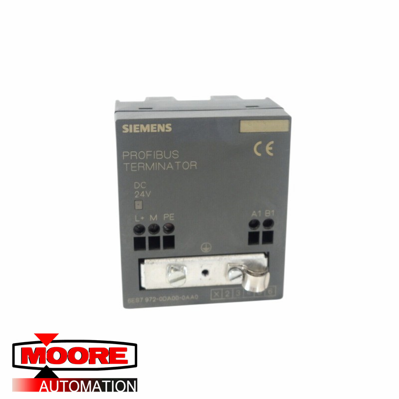 SIEMENS 6ES7972-0DA00-0AA0 Profibus-terminator 24V