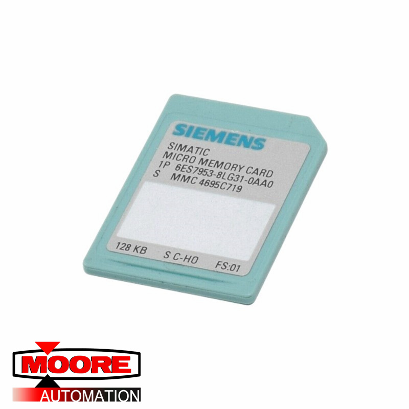 SIEMENS 6ES7953-8LG31-0AA0 S7 MICRO-GEHEUGENKAART. 128 KB