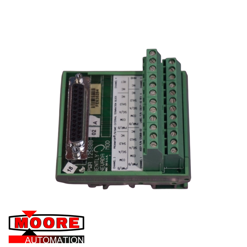 Bently Nevada 125808-02A Proximitor seismische externe blokterminal