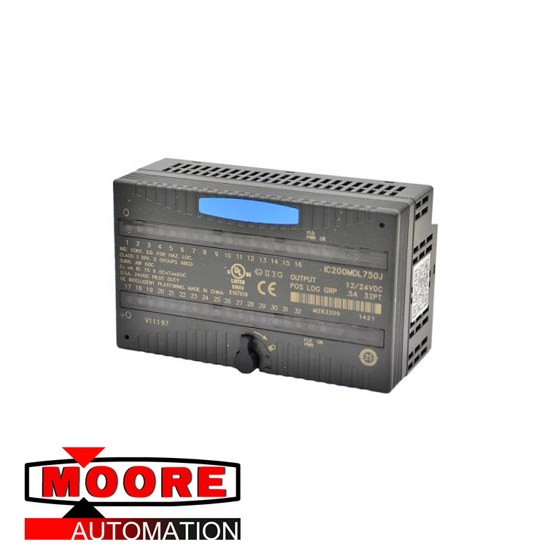 GE IC200MDL750E Uitgangsmodule 12/24VDC