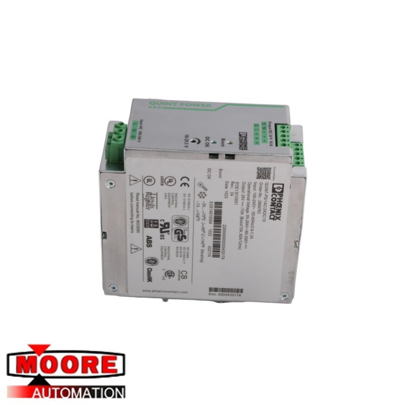 Phoenix Contact 2866763 QUINT-PS/1AC/24DC/10 railvoeding (PSU)