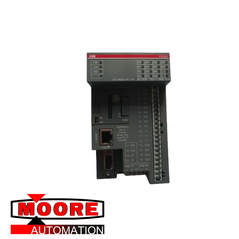 ABB PLC-programmeerbare controllermodule "PM554-TP-ETH A8 1SAP120600R0071"