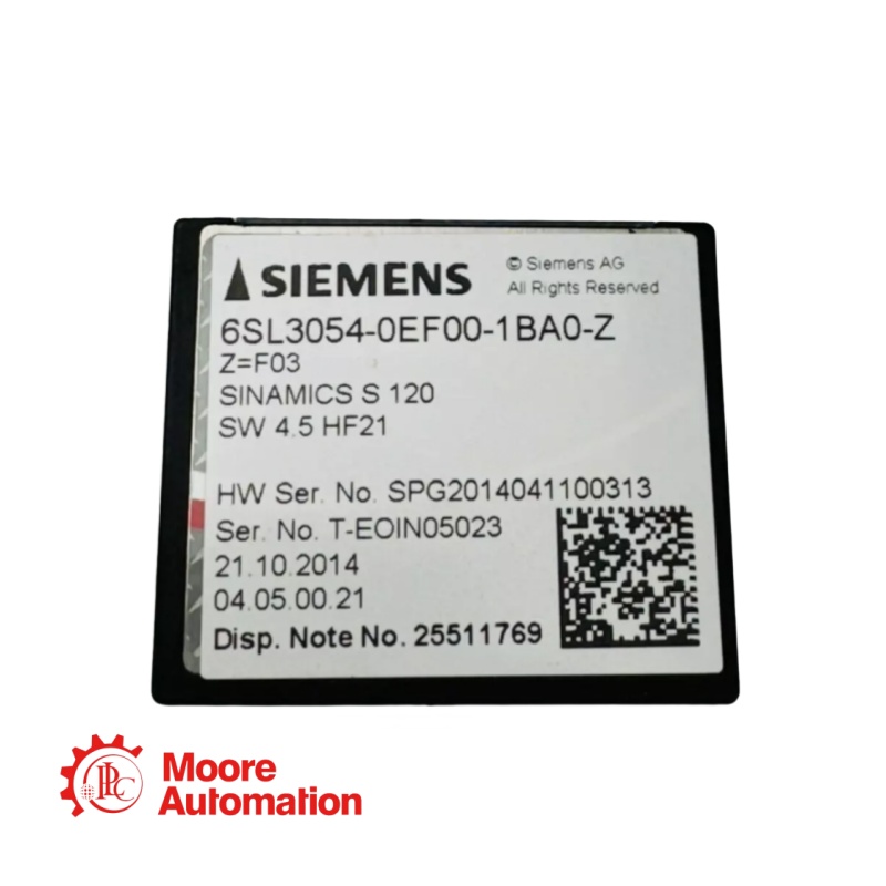 SIEMENS 6SL3054-0EF00-1BA0-Z aandrijfcontroller