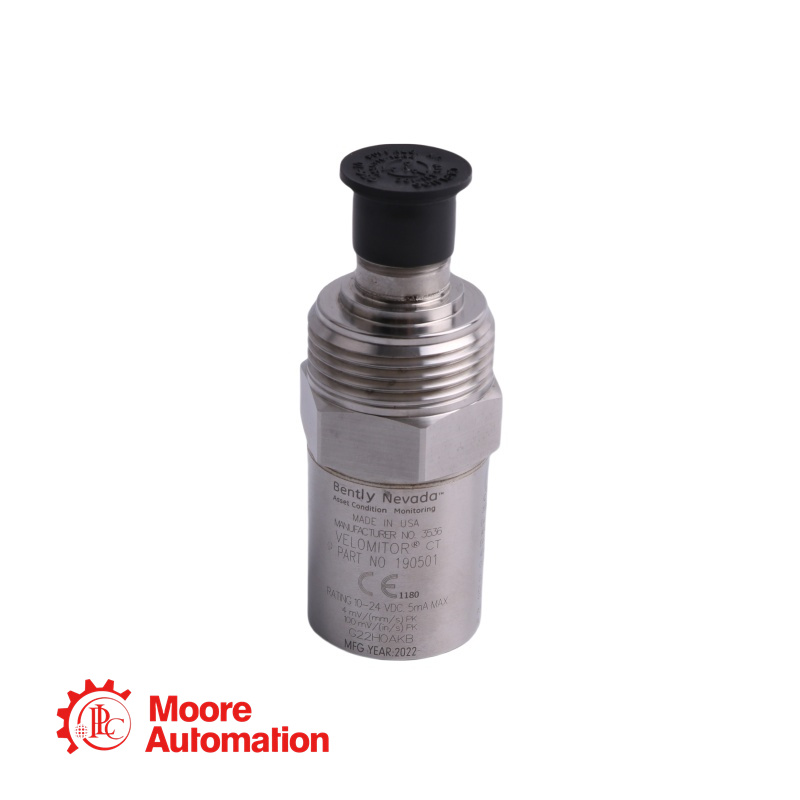 Bently Nevada 190501-03-00-00 Velomitor CT snelheidstransducer