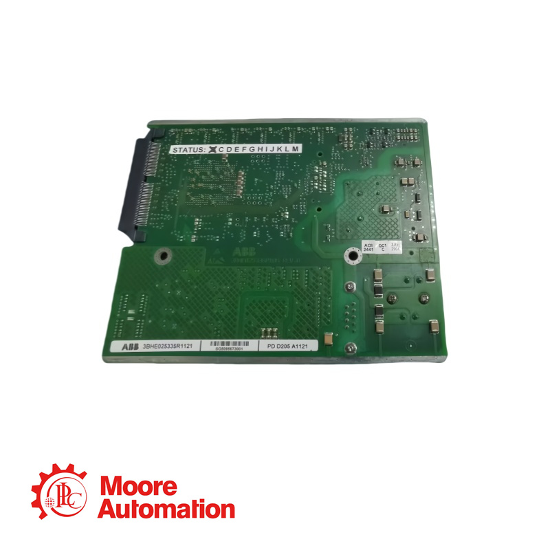 ABB 3BHE025335R1121 PDD205 A1121 Besturingskaart