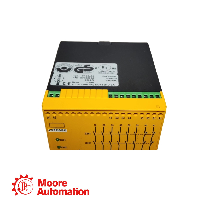 TESCH F123×04 Veiligheidsrelais