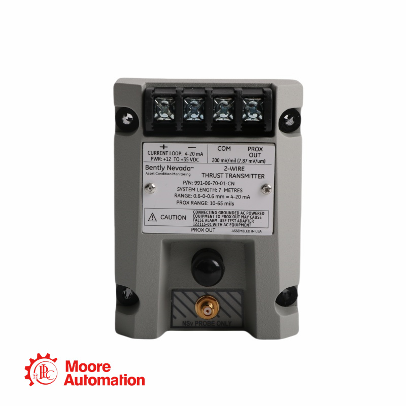 Bently Nevada 991-06-70-02-01 stuwkrachtzender