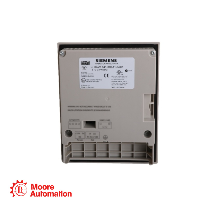 Siemens 6AV6641-0CA01-0AX1 SIMATIC Operator Panel OP 77B LC-display met achtergrondverlichting