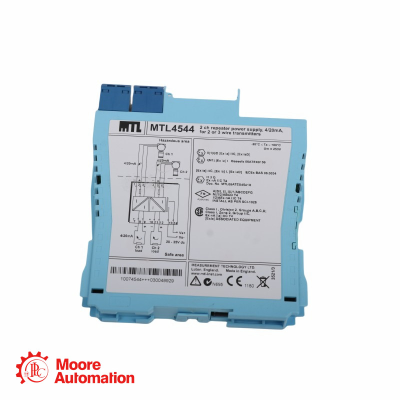 MTL4544 MTL Instrument Repeater Voeding