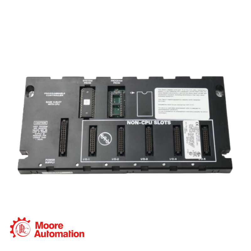 General Electric IC693CPU313 5-slot basisplaat met ingebouwde CPU