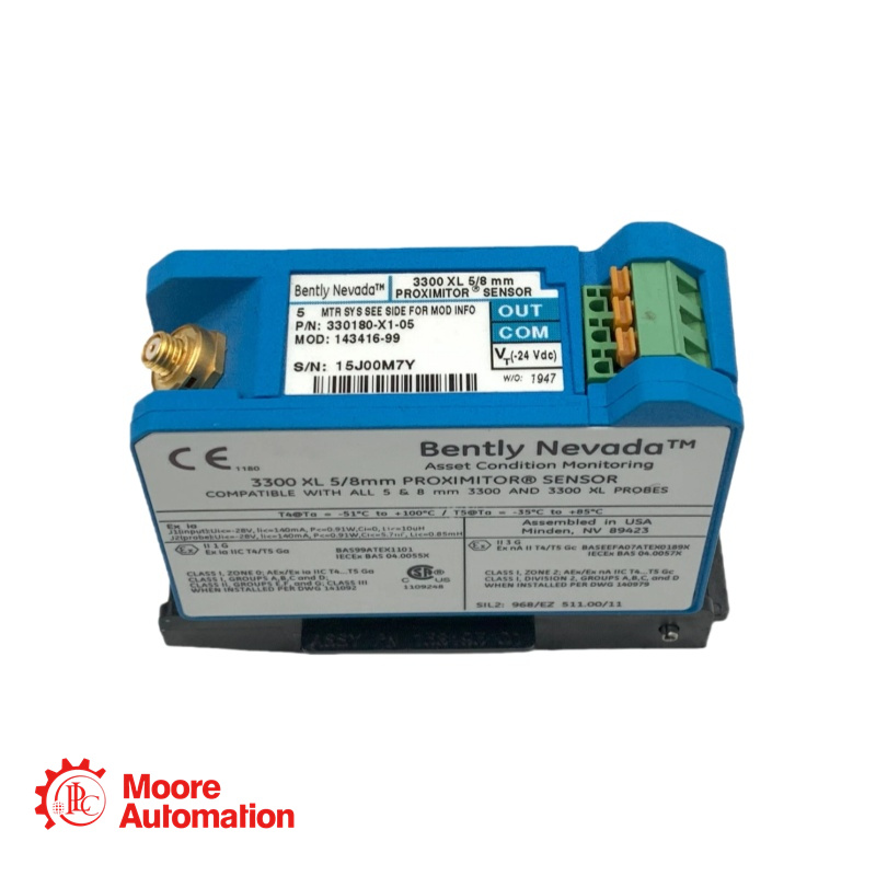 Bently Nevada 330180-X1-05 MOD:163339-01 Proximitor Sensor