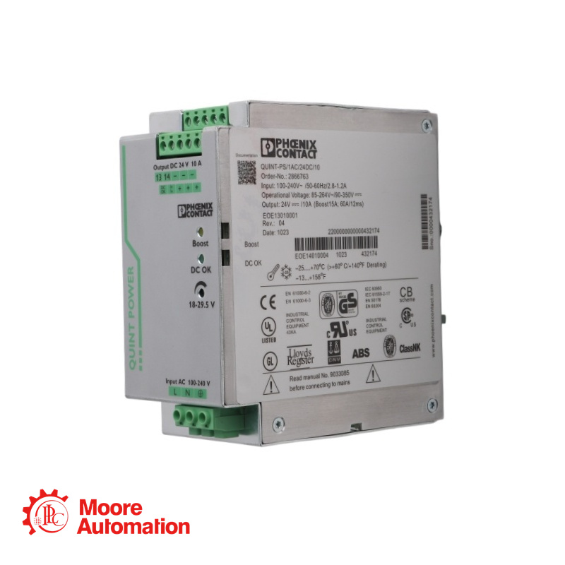 PHOENIX QUINT-PS/1AC/24VDC/10 2866763 Power Supply Module