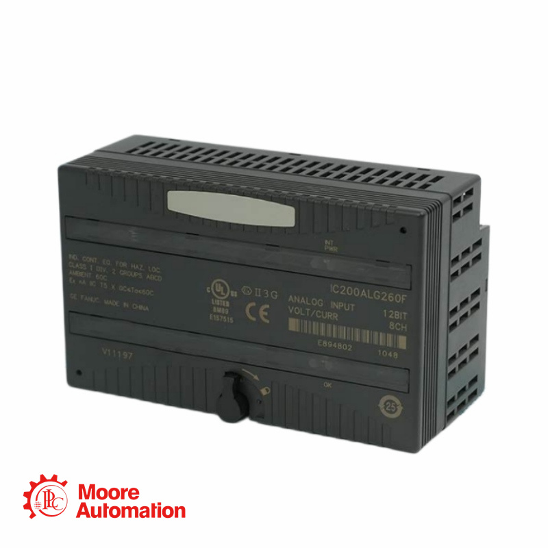 GE Fanuc VersaMax IC200ALG260H 8-Channel 12-Bit Analog Input Module