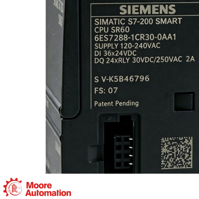 Siemens 6ES7288-1CR30-0AA1 SIMATIC S7-200 SMART CPU CR30s Controller