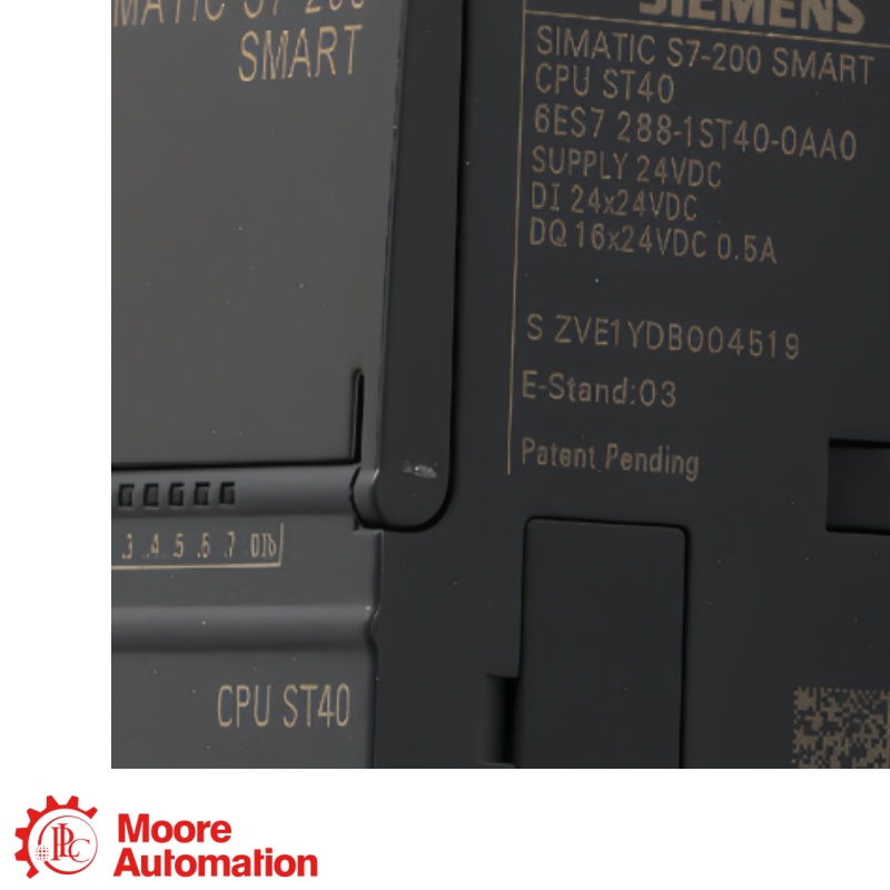 Siemens 6ES7288-1ST40-0AA1 SIMATIC S7-200 SMART CPU ST40 Controller