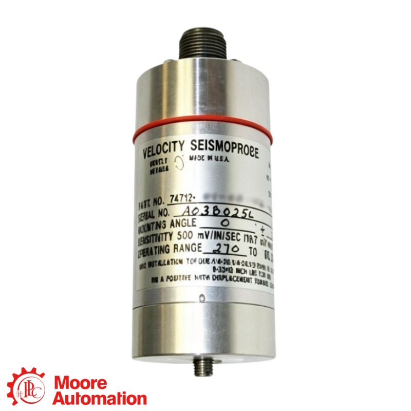 Bently Nevada 74712-03-11-02-00 High-Temperature Seismoprobe Velocity Transducer