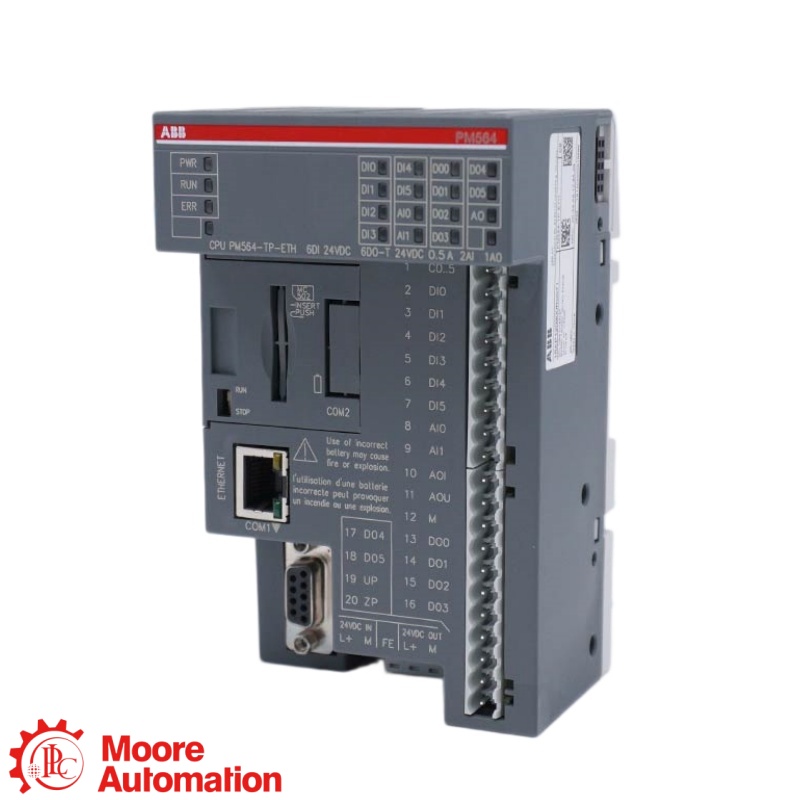 ABB PM5670-2ETH AC500 V3 processormodule