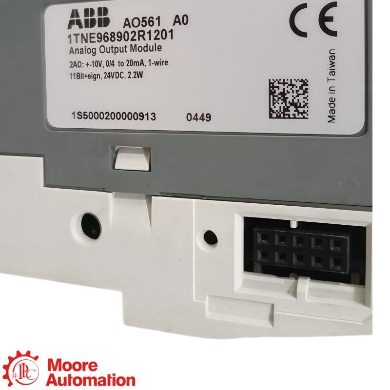 ABB AO561 1TNE968902R1201 2-kanaals analoge uitgangsmodule