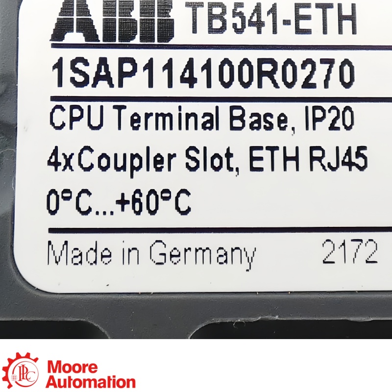 ABB TB541-ETH AC500 V2 aansluitbasis