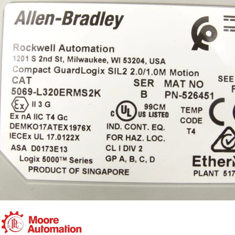 5069-L320ERMS2 GL 5380 SIL2 Motion Controller
