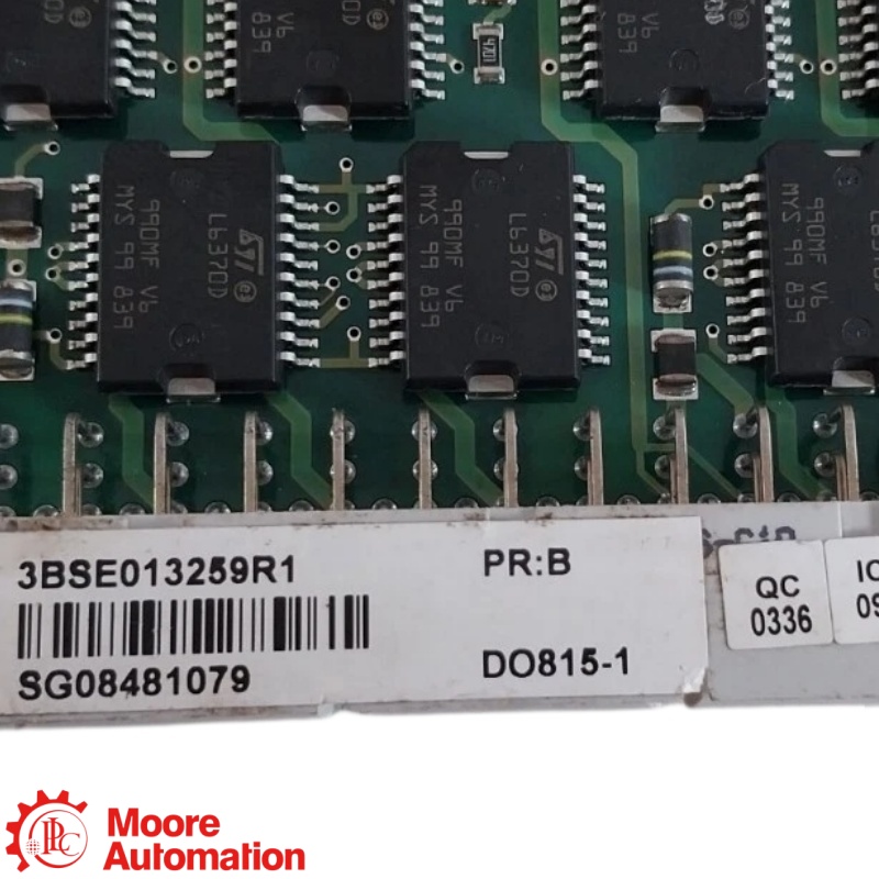 ABB DO815 3BSE013258R1 8-kanaals 24 V DC digitale uitgangsmodule