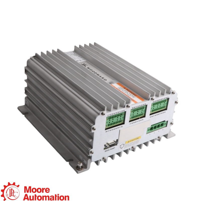 Woodward 8200-1355 Flex500 turbinebediening op het achterpaneel