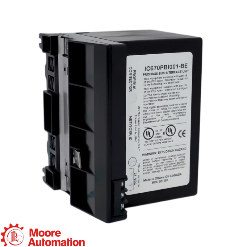 GE Fanuc IC670FBI001 FIP Bus Interface Unit
