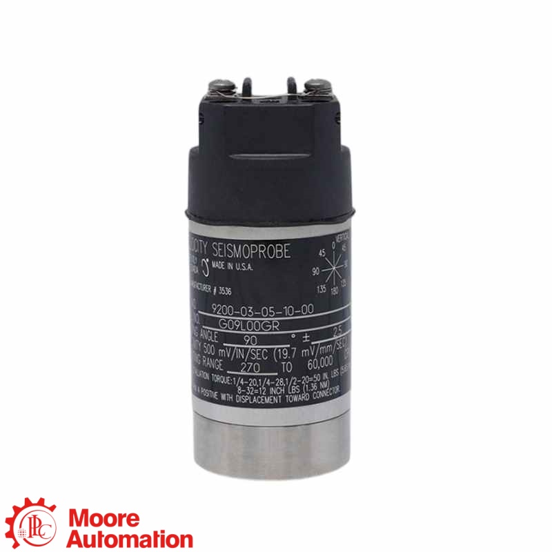 Bently Nevada 9200-03-02-02-00 Seismoprobe Snelheidssensor