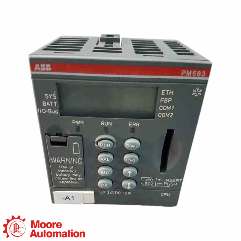 ABB PM583-ETH-XC 1SAP340300R0271 AC500-XC Ethernet CPU