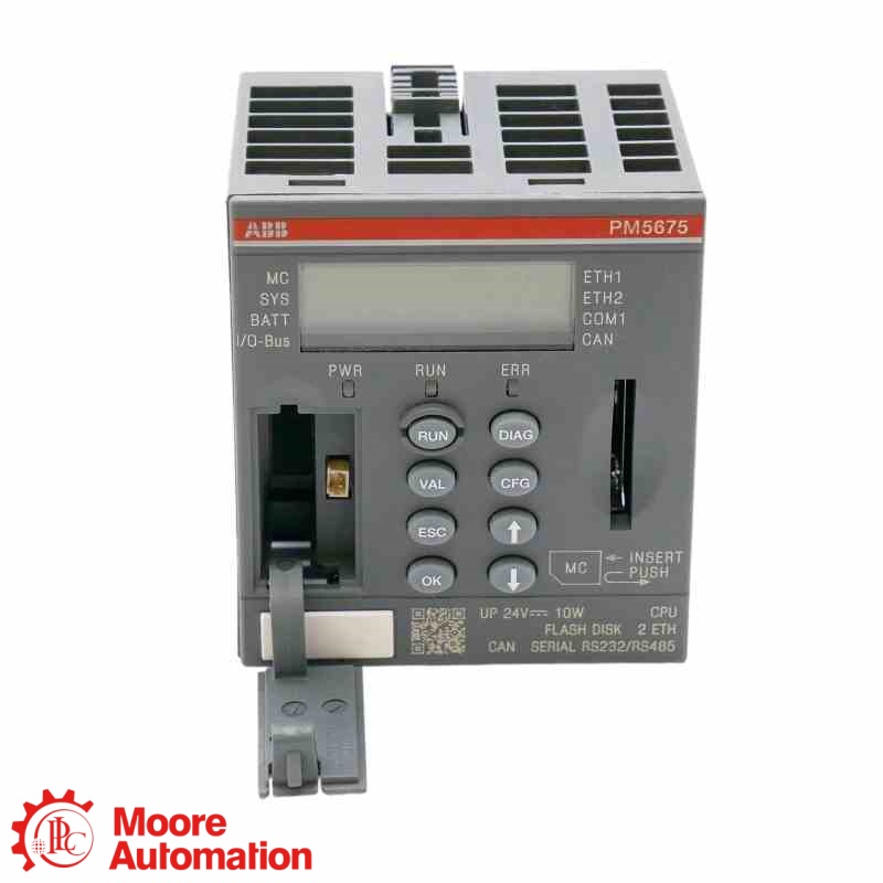 ABB PM5675-2ETH 1SAP151500R0278 AC500 V3 CPU met 8 GB Flash