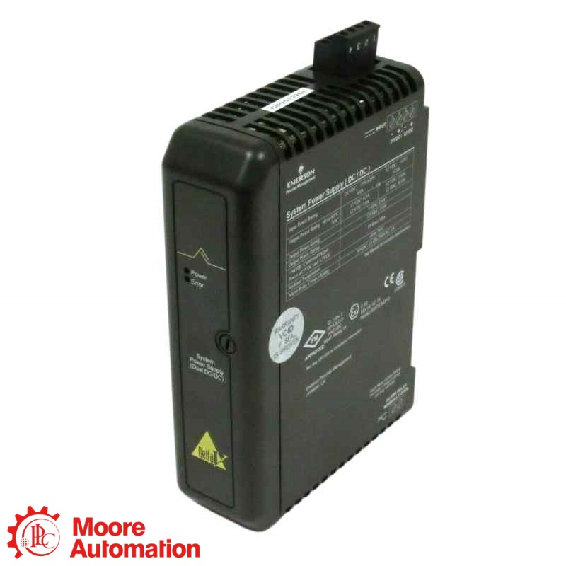 Emerson KJ1501X1-BC2 DeltaV-systeem dubbele DC/DC-voeding