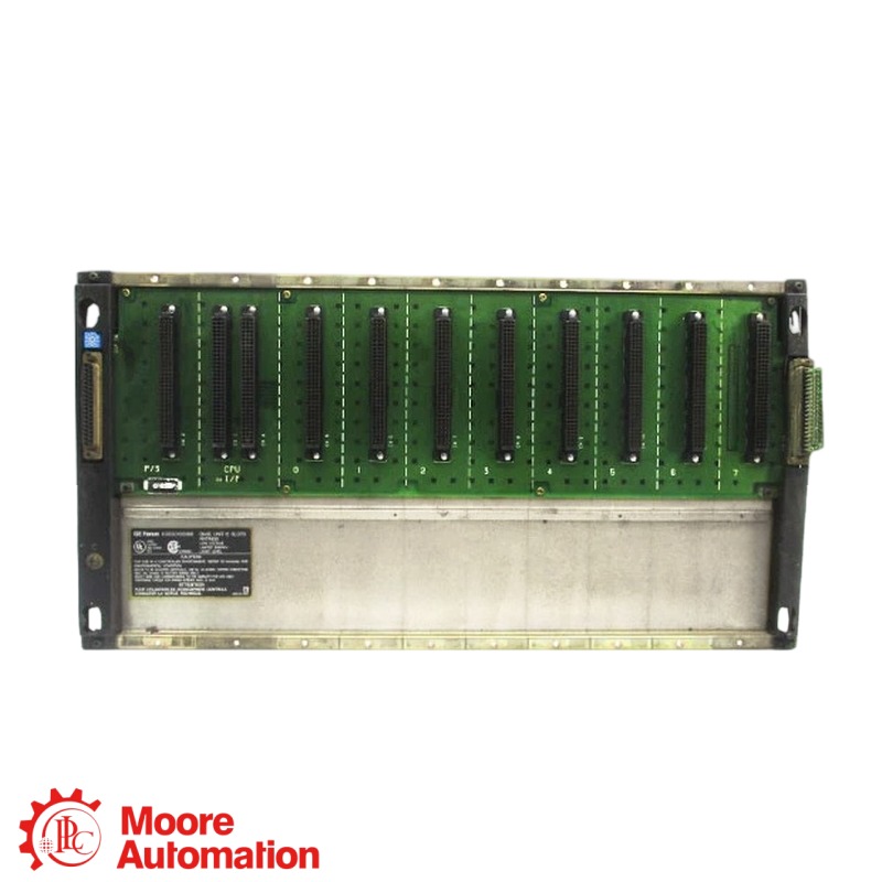 GE Fanuc IC655CHS508 Series Five 8-Slot CPU and I/O Base Unit
